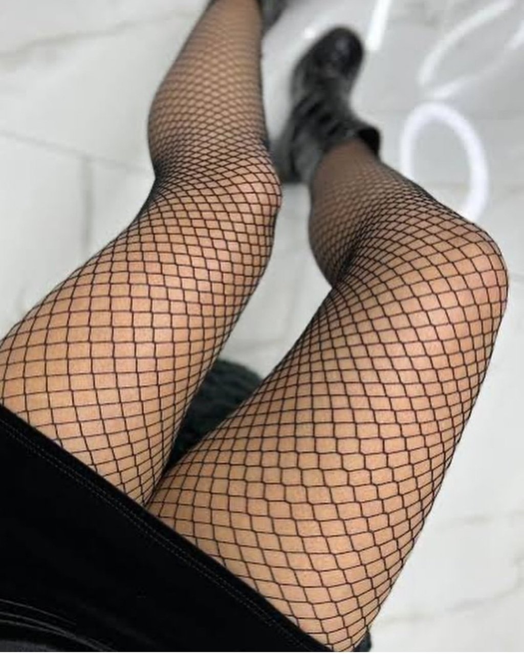 Meia Arrastão  Sexy Média